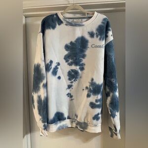 Comfort Minimalist Crew Tie Dye Sweatshirt